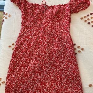 Princess Polly Red Floral Dress